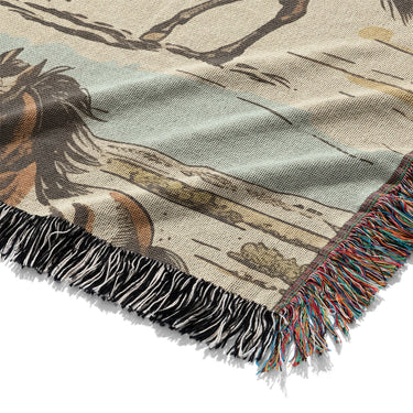 Wild Horses Mockup Woven Detail