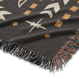 Topanga Black & Yellow Mockup Woven Detail