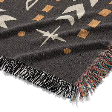 Topanga Black & Yellow Mockup Woven Detail