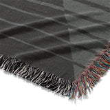 Euclid Black & Neutral Grey Mockup Woven Detail