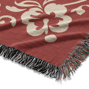 Annette Red & Ivory Mockup Woven Detail