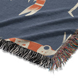 Tribal Prawns Mockup Woven Detail