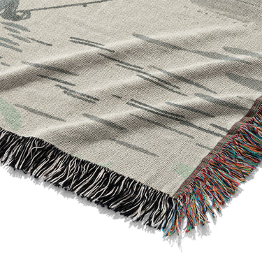 Gone Fishing Mockup Woven Detail