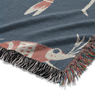 Tribal Prawns Mockup Woven Detail