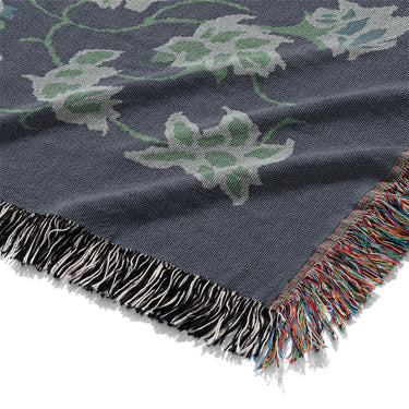 Fenwick Navy & Green Mockup Woven Detail