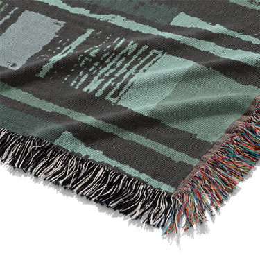 Ojai Blue & Green Mockup Woven Detail