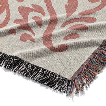 Floranna Ivory & Red Mockup Woven Detail