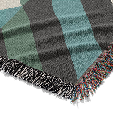 Sonora Blue & Green Mockup Woven Detail