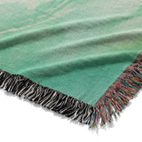 Zephyr Watercolor Blue & Green Mockup Woven Detail