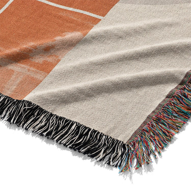 Gordian Navy & Orange Mockup Woven Detail