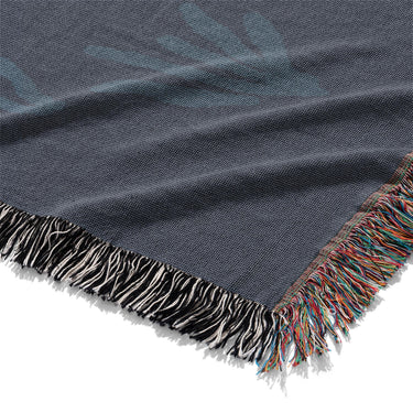 Desert Coyote Midnight & Dusty Blue Mockup Woven Detail