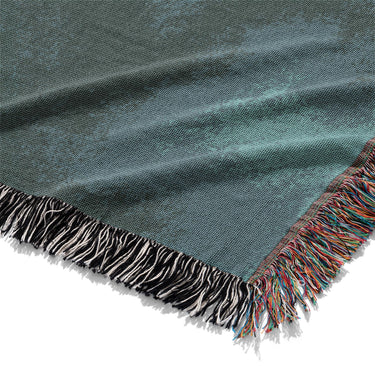 Andromeda Watercolor Teal Mockup Woven Detail