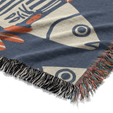 Tribal Fish Mockup Woven Detail