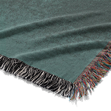 Keanu Watercolor Deep Teal Ombré Mockup Woven Detail