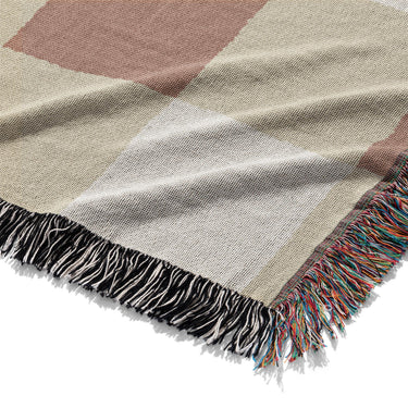 Buffalo Plaid Light Cedar Brown Mockup Woven Detail