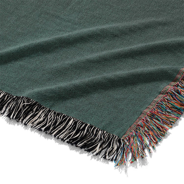 Keanu Watercolor Deep Teal Ombre Mockup Woven Detail