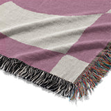 Twyla Checkered Fuchsia Mockup Woven Detail