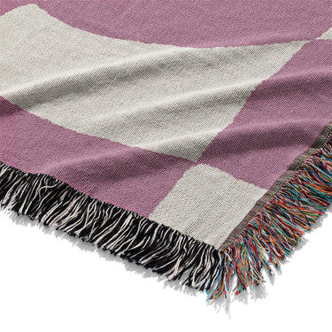 Twyla Checkered Fuchsia Mockup Woven Detail
