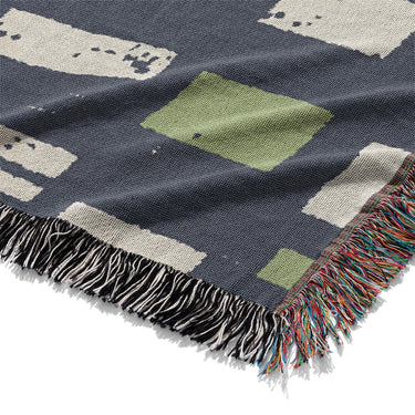 Milo Navy Lime & Terracotta Mockup Woven Detail