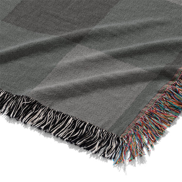 Buffalo Plaid Charcoal Black Mockup Woven Detail
