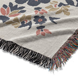 Georgiana Navy & Red Mockup Woven Detail