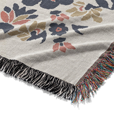 Georgiana Navy & Red Mockup Woven Detail