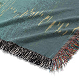Taj Mahal Twilight by Charles Bartlett Mockup Woven Detail