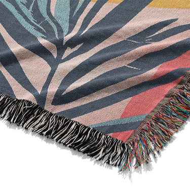 Florian Pink & Blue Mockup Woven Detail