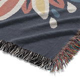 Jasmina Navy Multicolor Mockup Woven Detail