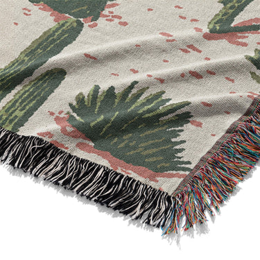 Desert Cacti Mockup Woven Detail