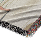 Beach at Ebb-Tide by William Newton Bartholomew Mockup Woven Detail