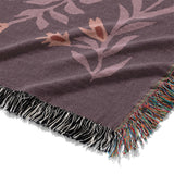 Flamingo Friends Purple Mockup Woven Detail