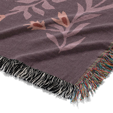 Flamingo Friends Purple Mockup Woven Detail