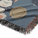 Musical Chimps Mockup Woven Detail