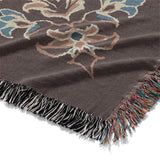 Miriam Dark Teal & Brown Mockup Woven Detail