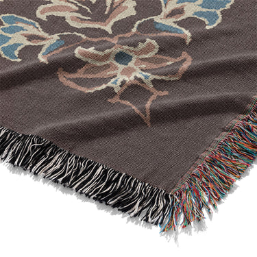 Miriam Dark Teal & Brown Mockup Woven Detail