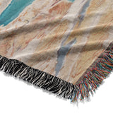 Castle Geyser by Thomas Moran Mockup Woven Detail