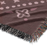 Durand Burgandy Mockup Woven Detail