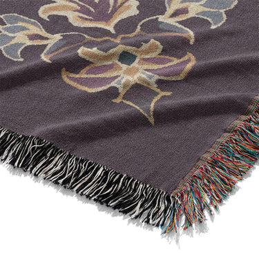 Miriam Navy & Purple Mockup Woven Detail