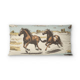 Wild Horses psking - cotton - White Backing