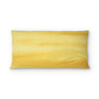 Ophelia Watercolor Yellow Balayage psking - cotton - White Backing