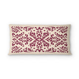 Floranna Ivory & Wine psking - cotton - White Backing