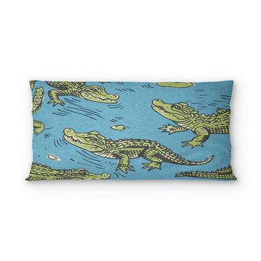 Gator Swamp psking - cotton - White Backing