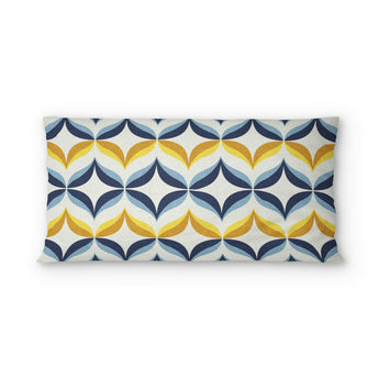Jasper Blue & Gold psking - cotton - White Backing