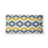 Jasper Blue & Gold psking - cotton - White Backing