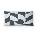 Twyla Checkered Navy psking - cotton - White Backing