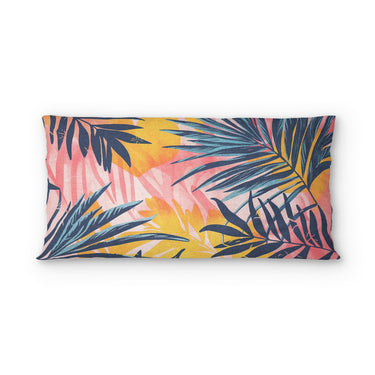 Florian Pink & Blue psking - cotton - White Backing