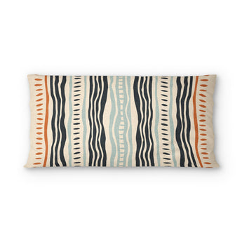 Delsin Blue & Orange psking - cotton - White Backing