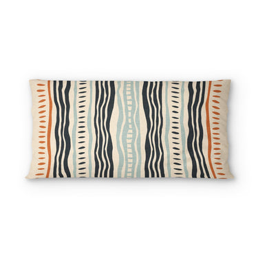 Delsin Blue & Orange psking - cotton - White Backing