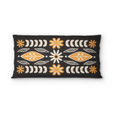 Topanga Black & Yellow psking - cotton - White Backing